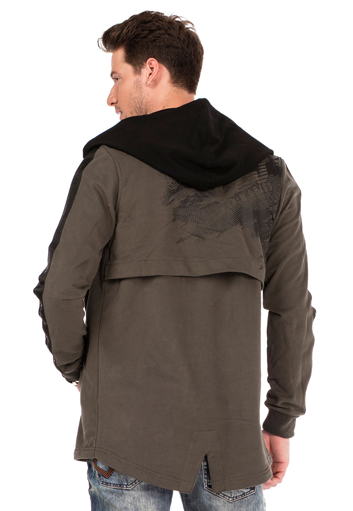 CL305 Herren SweatjackemMit Layeroptik