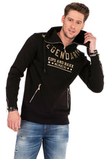 CL324 mannen sweatshirt met slangkraag