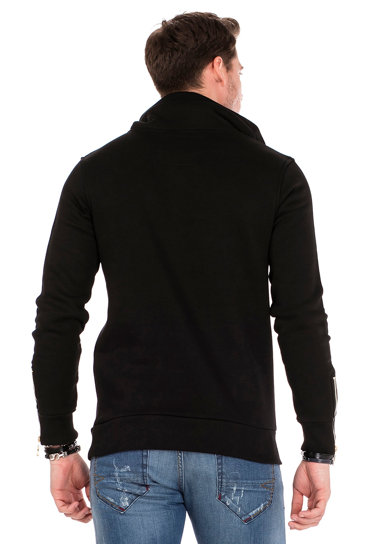 CL324 mannen sweatshirt met slangkraag