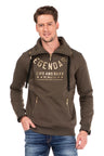 CL324 Felpa uomo con collo alto