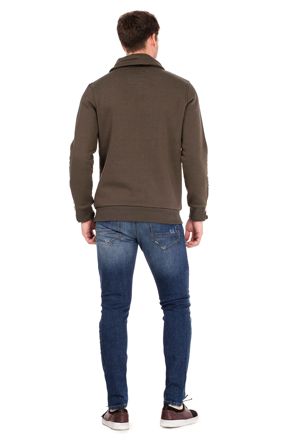 CL324 Felpa uomo con collo alto