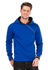 CL329 Men Hooded Sweatshirt met ritssluiting