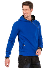 CL329 Men Hooded Sweatshirt met ritssluiting