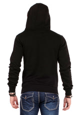 CL329 Men Hooded Sweatshirt met ritssluiting