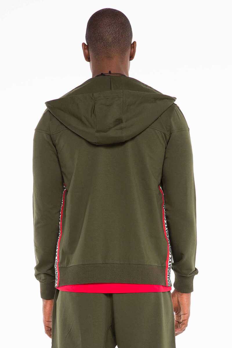CL346 Chaqueta de sudor para hombres con tiras de marca CB
