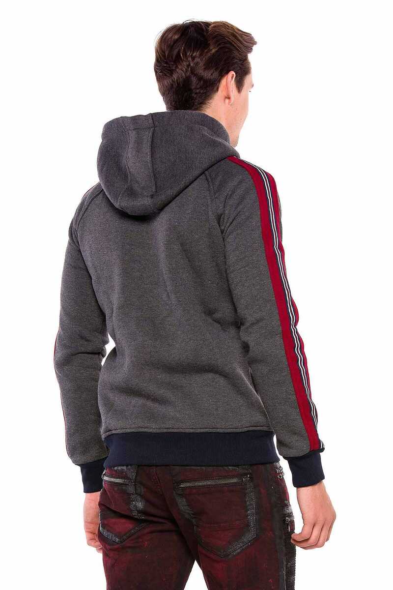 CL357 Felpa uomo con ricamo