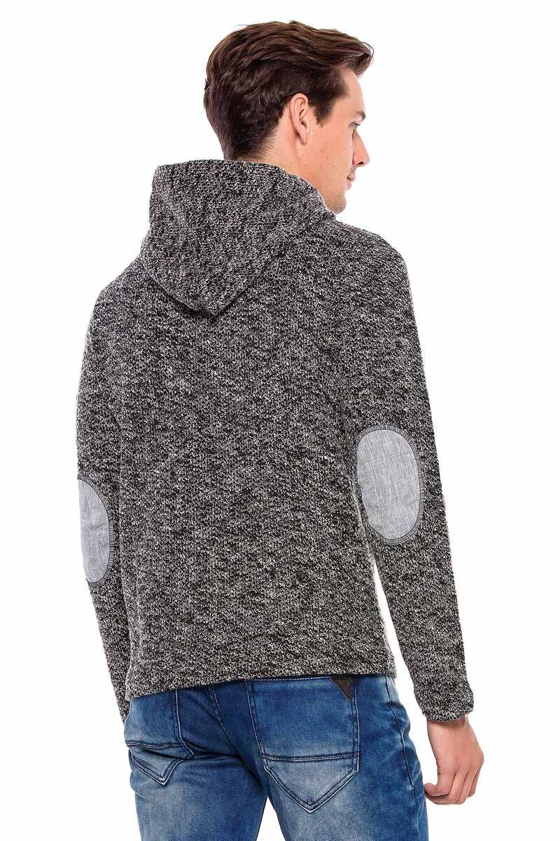 CL359 Sudadera con parches para hombre