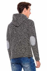 CL359 Sudadera con parches para hombre