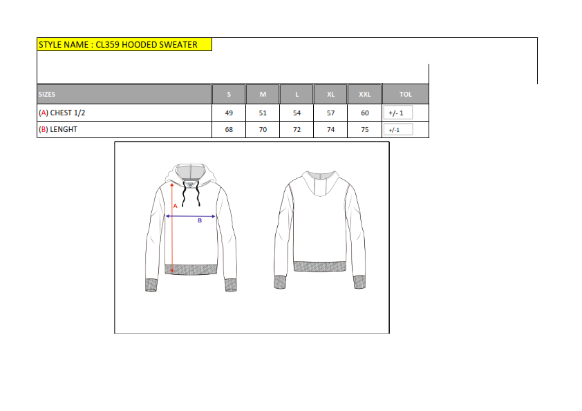 CL359 Sudadera con parches para hombre