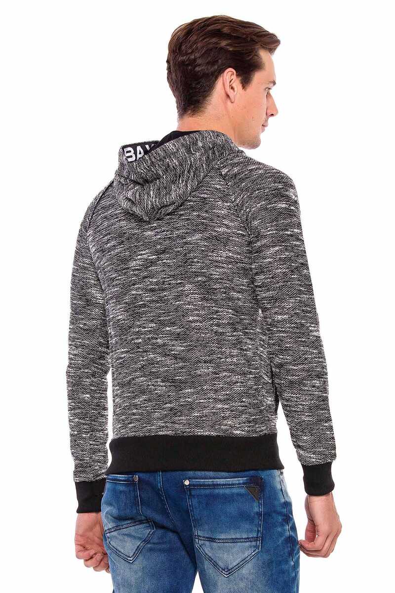 CL362 Sweat à capuche pour homme avec écusson de la marque
