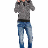 CL362 Sweat à capuche pour homme avec écusson de la marque