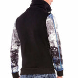 CL366 Sweat à capuche pour homme avec manches imprimées