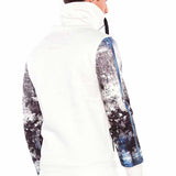 CL366 Sweat à capuche pour homme avec manches imprimées