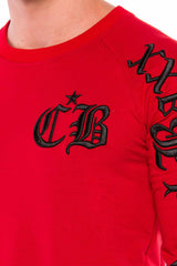 CL370 men sweatshirt with cool embroidery