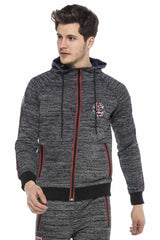 CL371 Veste de sueur pour hommes avec coutures de contraste