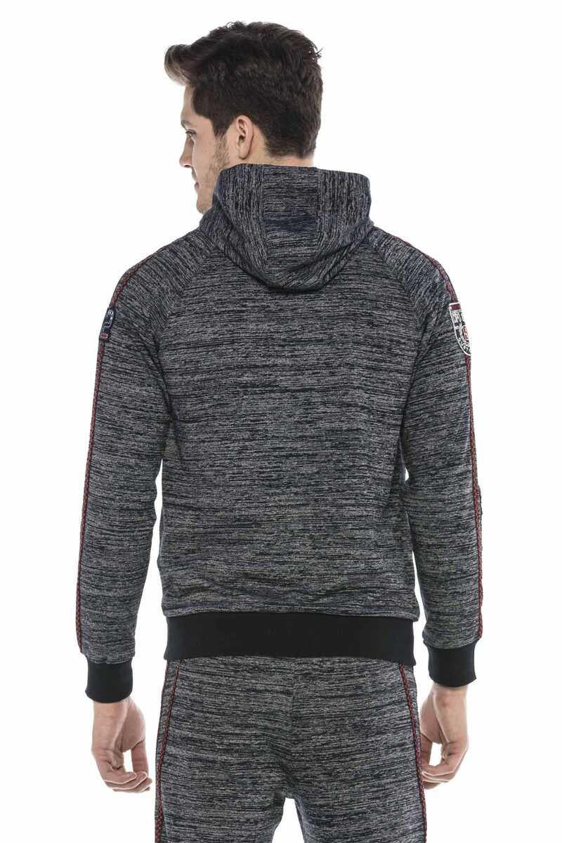 CL371 Veste de sueur pour hommes avec coutures de contraste