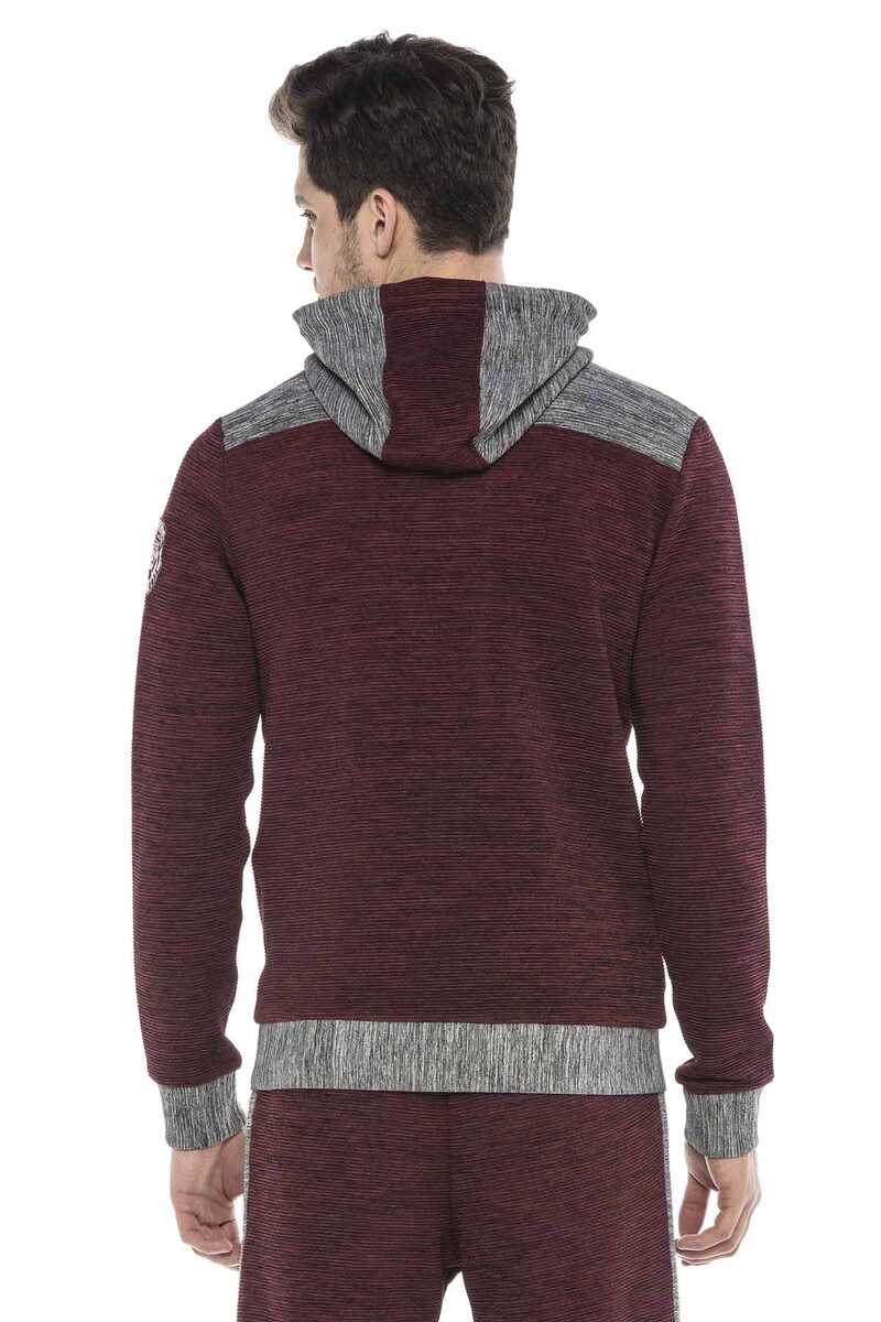 CL372 bluza męska z suwakiem 