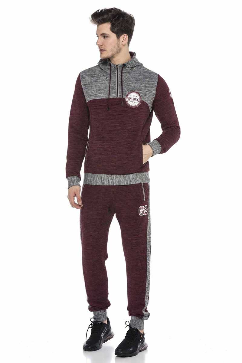 CL372 bluza męska z suwakiem 