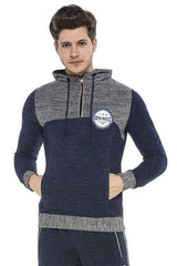 CL372 bluza męska z suwakiem 