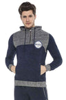 CL372 bluza męska z suwakiem 