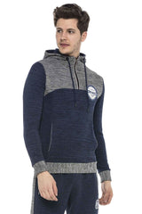 CL372 bluza męska z suwakiem 