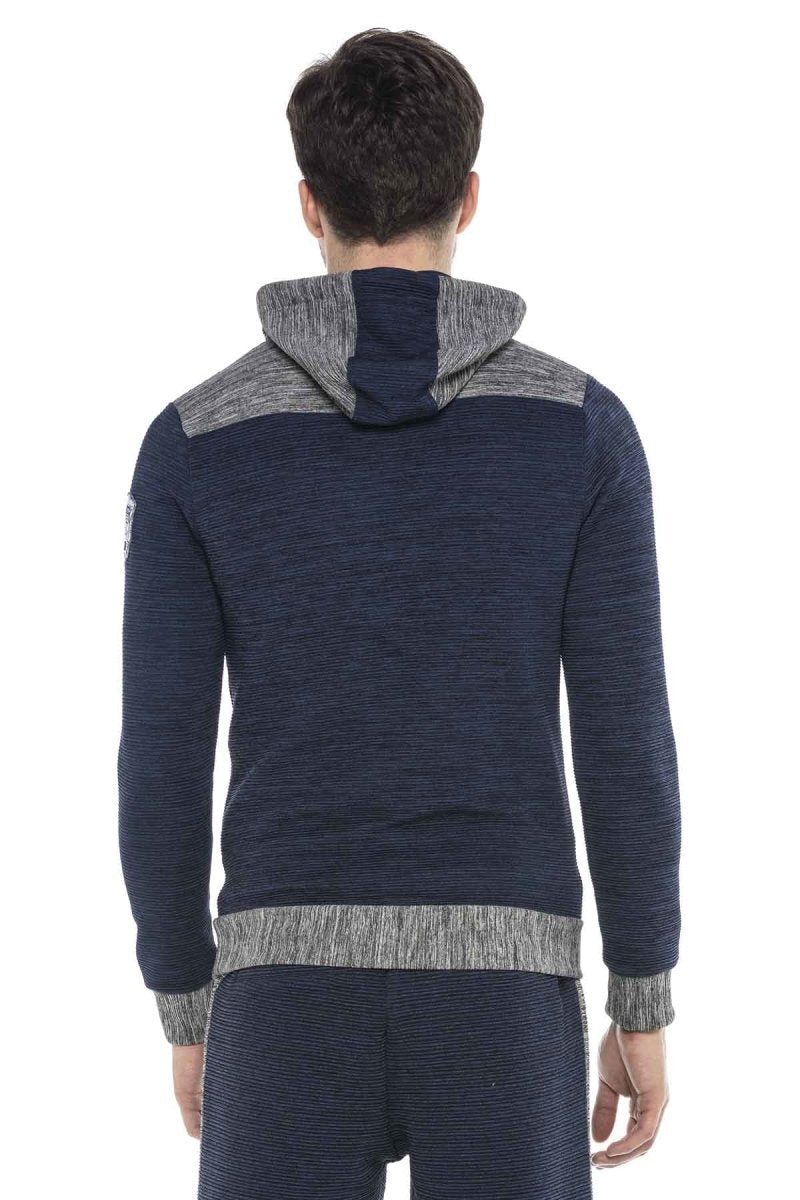 CL372 bluza męska z suwakiem 