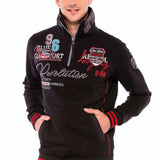 CL377 Men Sweatshirt con un collar de alto soporte