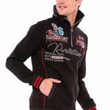 CL377 Men Sweatshirt con un collar de alto soporte