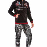 CL377 Men Sweatshirt con un collar de alto soporte