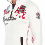 CL377 Men Sweatshirt con un collar de alto soporte