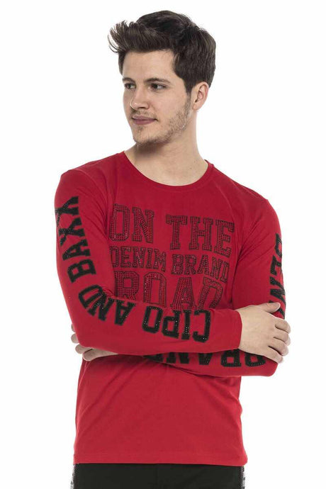 CL379 Herren Langarmshirt mit coolem Print