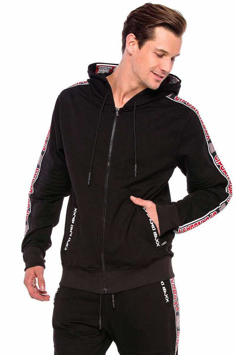 CL383 men's sweat jacket in sporty design