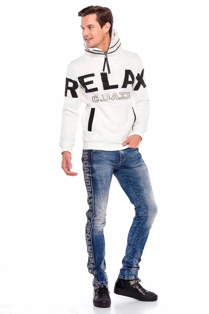 CL385 Sudadera cuello alto para hombre