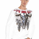 CL396 cMaglia uomo con stampa di teschio