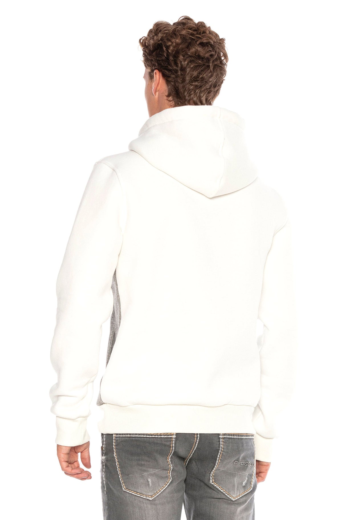 CL430 Hombres Bloqueo de color de sudadera con capucha
