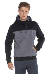 CL430 Hombres Bloqueo de color de sudadera con capucha