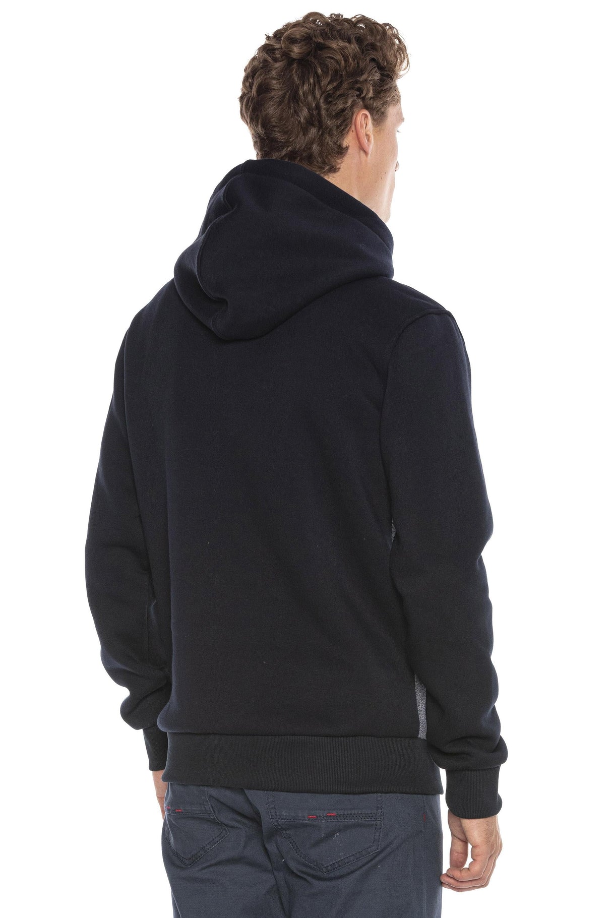 CL430 Hombres Bloqueo de color de sudadera con capucha