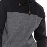 CL430 Hombres Bloqueo de color de sudadera con capucha