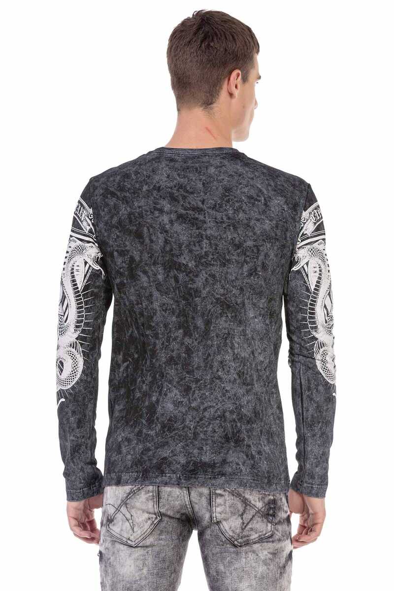 CL449 bluza męska z nadrukiem 