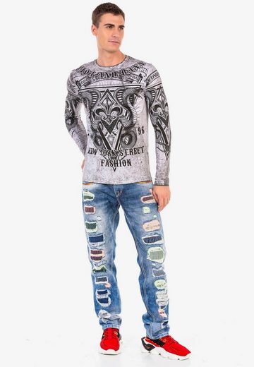 CL449 bluza męska z nadrukiem 