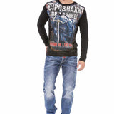 CL452 men's long -sleeved shirt in a cool look