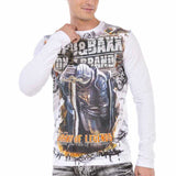 CL452 men's long -sleeved shirt in a cool look