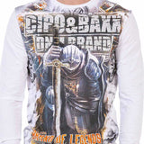 CL452 men's long -sleeved shirt in a cool look
