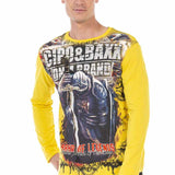 CL452 men's long -sleeved shirt in a cool look