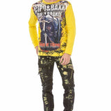 CL452 men's long -sleeved shirt in a cool look