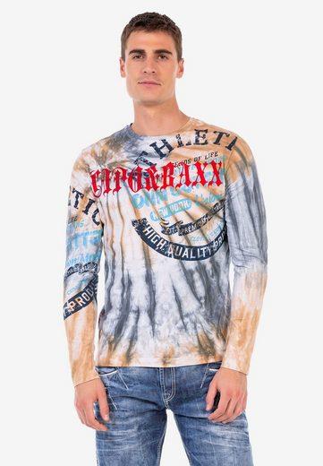 CL453 Heren Longsleeve met een geweldig Batik Patroon