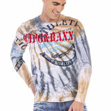 CL453 Herren Langarmshirt mit tollem Batik-Muster