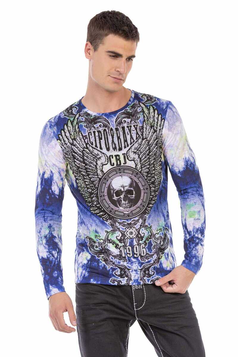CL471 bluza męska z modnymi nadrukami