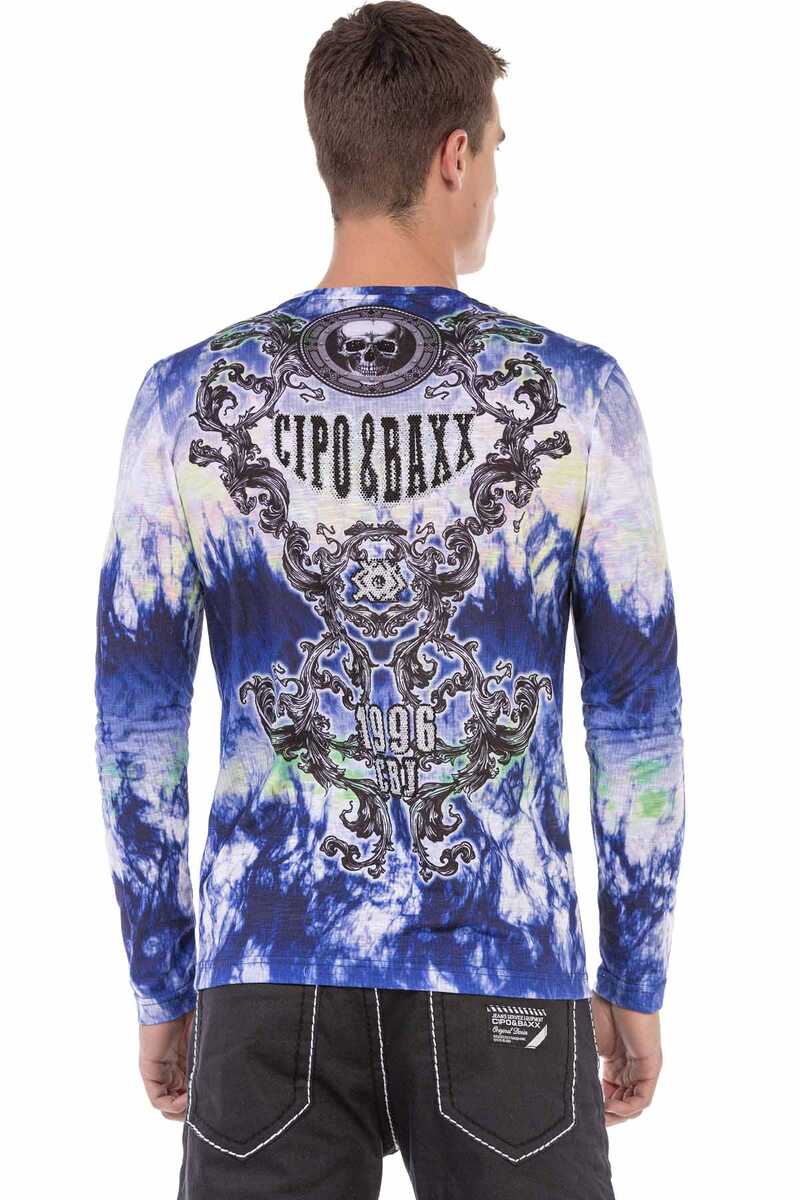 CL471 bluza męska z modnymi nadrukami