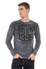 CL473 men long -sleeved shirt with cool prints